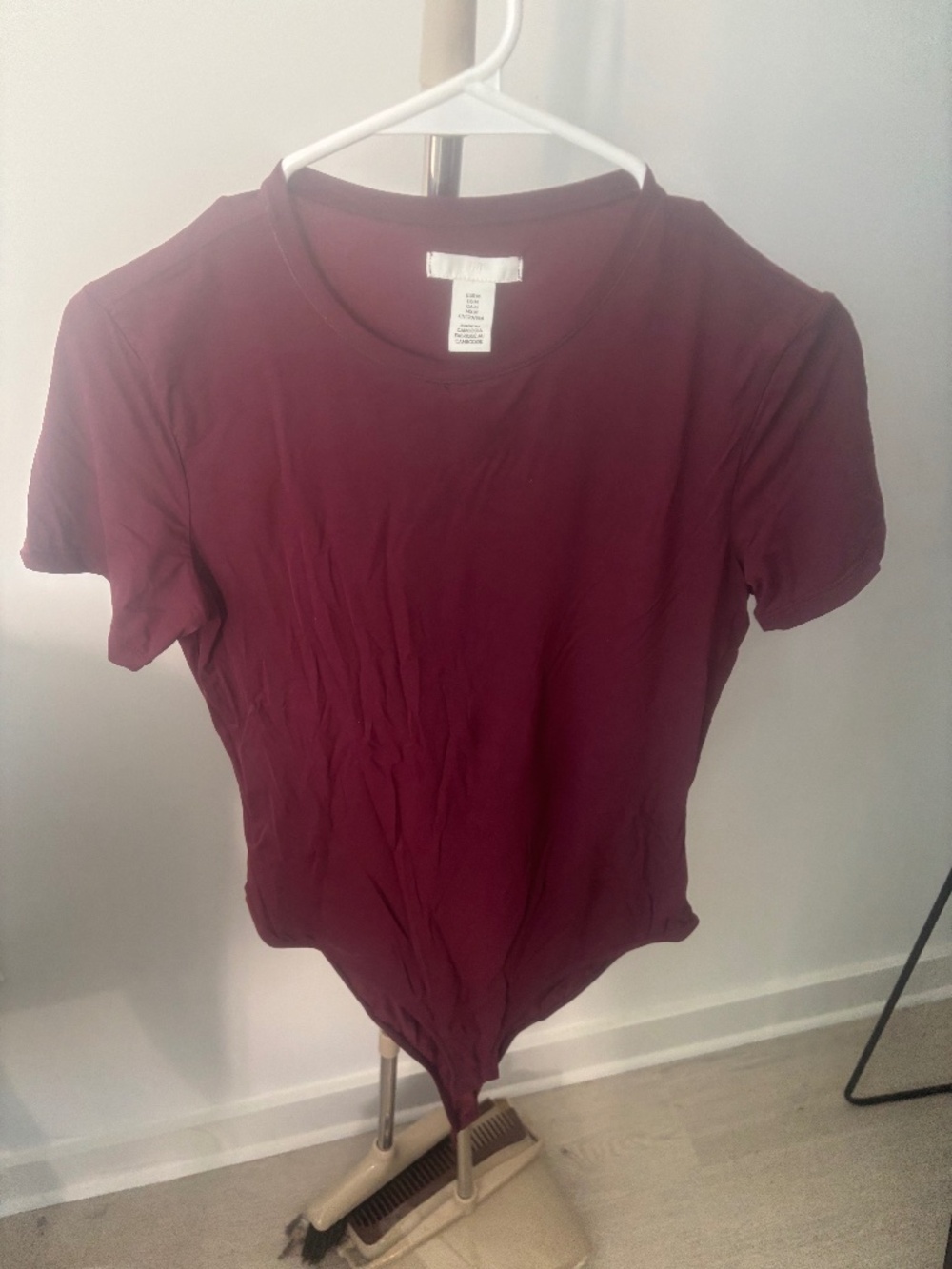 H&M body suit - wine/burgandy